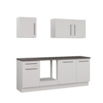 CUISINE EN BLOC - BLANC & GRIS ( HORS ELECTROMÉNAGERS ET SANITAIRE ) – Image 17