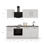 CUISINE EN BLOC - BLANC & GRIS ( HORS ELECTROMÉNAGERS ET SANITAIRE ) – Image 9