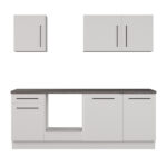 CUISINE EN BLOC - BLANC & GRIS ( HORS ELECTROMÉNAGERS ET SANITAIRE ) – Image 12