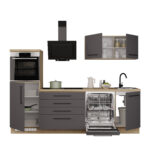 CUISINE EN BLOC - GRIS & CHENE ( HORS ELECTROMÉNAGERS ET SANITAIRES ) – Image 4