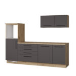 CUISINE EN BLOC - GRIS & CHENE ( HORS ELECTROMÉNAGERS ET SANITAIRES ) – Image 15