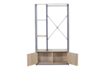 DRESSING 2 PORTES - CHÊNE MODERN OAK ET MÉTAL NOIR – Image 4