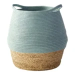 PANIER ROND 40X40 CM - CÉLADON