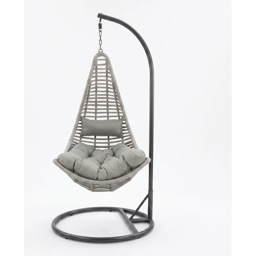 AI Generated Product Image BALANCELLE AVEC COUSSIN 1 PLACE- GRIS – Image 1