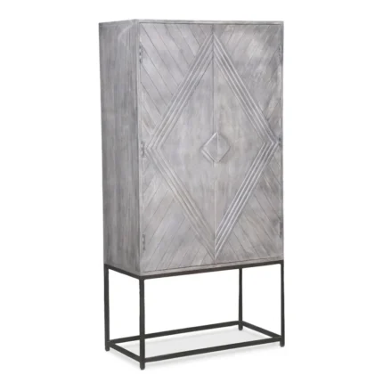 ARMOIRE 2 PORTES - BOIS DE MANGUIER