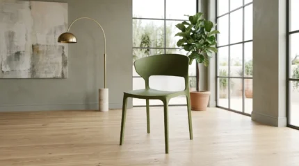 CHAISE PLASTIQUE - VERT