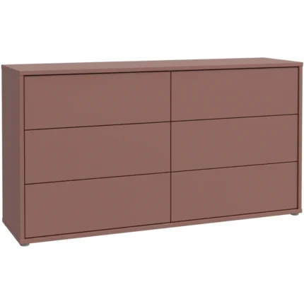 COMMODE 6 TIROIRS - TERRACOTTA