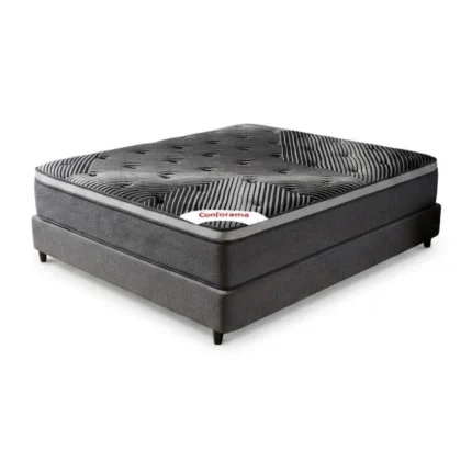 MATELAS RESSORT + SOMMIER 160 X 200 CM - CONFORT +
