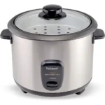 CUISEUR À RIZ ET VAPEUR 700 W 1,8 L CUVE ALUMINIUM ANTIADHÉSIVE MAINTIEN AU CHAUD - INOX - TECHWOOD