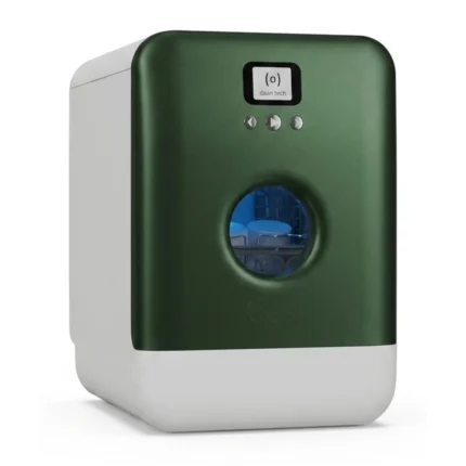 MINI LAVE-VAISSELLE CONNECTÉ 3 COUVERTS 5 PROGRAMMES 43 DB WIFI OUVERTURE TACTILE - VERT CHROME - BO