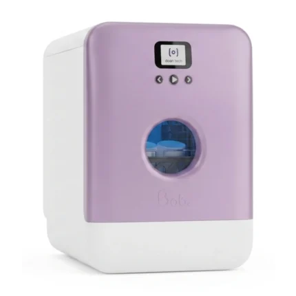 MINI LAVE-VAISSELLE CONNECTÉ 3 COUVERTS 5 PROGRAMMES 43 DB WIFI OUVERTURE TACTILE - LILA PASTEL - BO