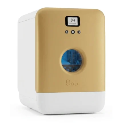 MINI LAVE-VAISSELLE CONNECTÉ 3 COUVERTS 5 PROGRAMMES 43 DB WIFI OUVERTURE TACTILE - OR - BOB
