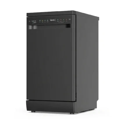 LAVE-VAISSELLE POSE LIBRE COMPACT 9 COUVERTS 45 CM 4 PROGRAMMES DÉPART DIFFÉRÉ - NOIR - LINARIE