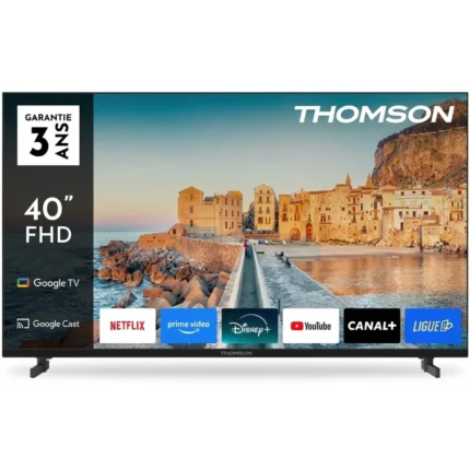 TÉLÉVISEUR LED 40" FULL HD 60 HZ GOOGLE TV DOLBY AUDIO WI-FI BLUETOOTH - THOMSON