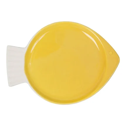 PLAT ROND JAUNE