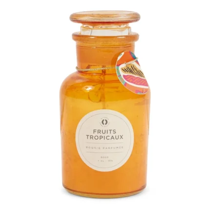 BOUGIE PARFUMÉE FRUITS TROPICAUX PETIT MODÈLE