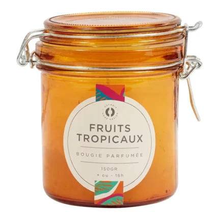 BOUGIE PARFUMÉE FRUITS TROPICAUX MOYEN MODÈLE