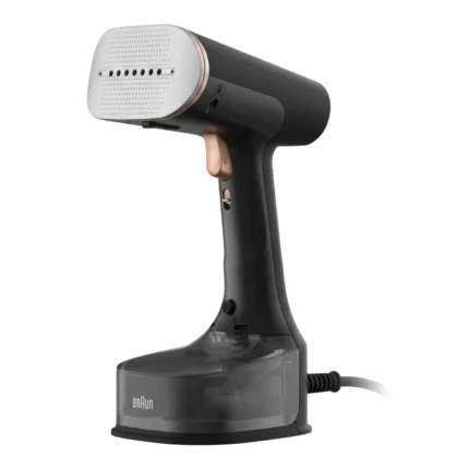 DÉFROISSEUR VAPEUR 1600 W VAPEUR VERTICALE RÉSULTAT PROFESSIONNEL - NOIR & DORÉ - BRAUN