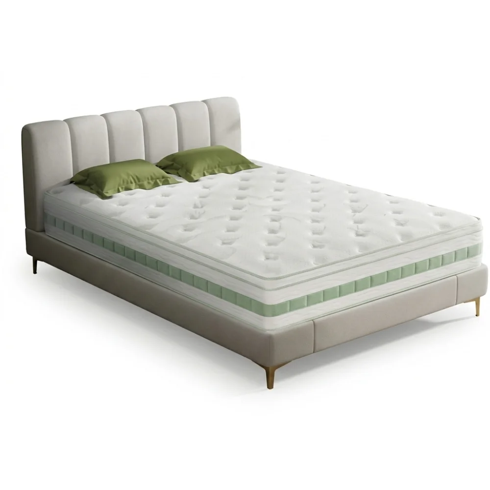 AI Generated Product Image MATELAS 140 X 190 CM - BAMBOO – Image 1