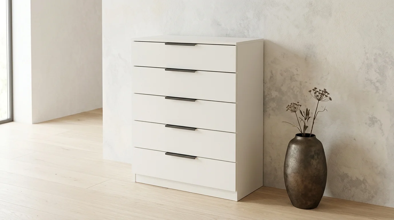 AI Generated Product Image RANGEMENT 5 TIROIRS - BLANC – Image 1