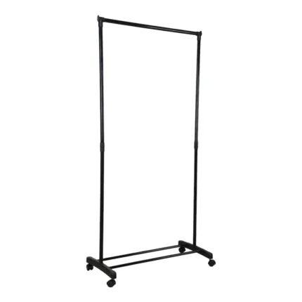 PORTANT VÊTEMENTS SUR ROULETTES - NOIR