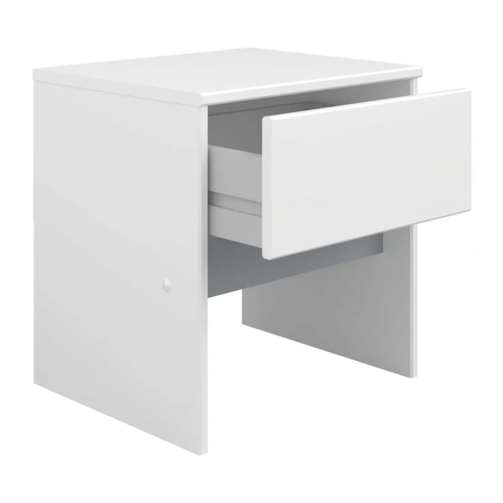AI Generated Product Image CHEVET 1 TIROIR - BLANC – Image 1