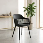 CHAISE PLASTIQUE - NOIR