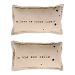 COUSSIN RECTANGULAIRE 30X50 CM - MULTICOLORE