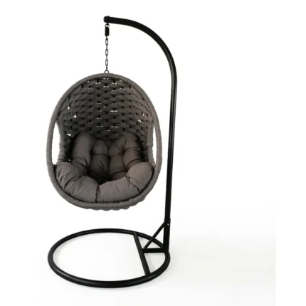 BALANCELLE AVEC COUSSIN 1 PLACES -   GRIS & NOIR