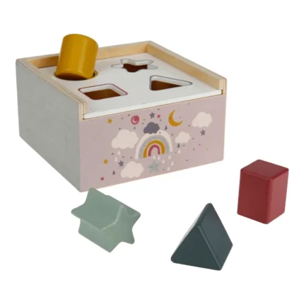 BOÎTE À FORMES EN BOIS