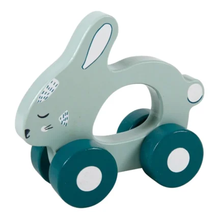 LAPIN ROULANT EN BOIS