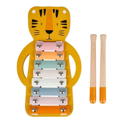 XYLOPHONE MOTIF TIGRE EN BOIS