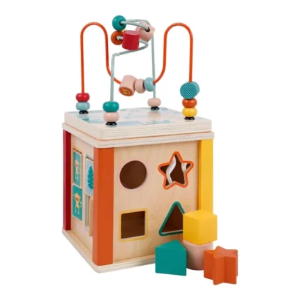 CUBE D'ACTIVITÉ EN BOIS