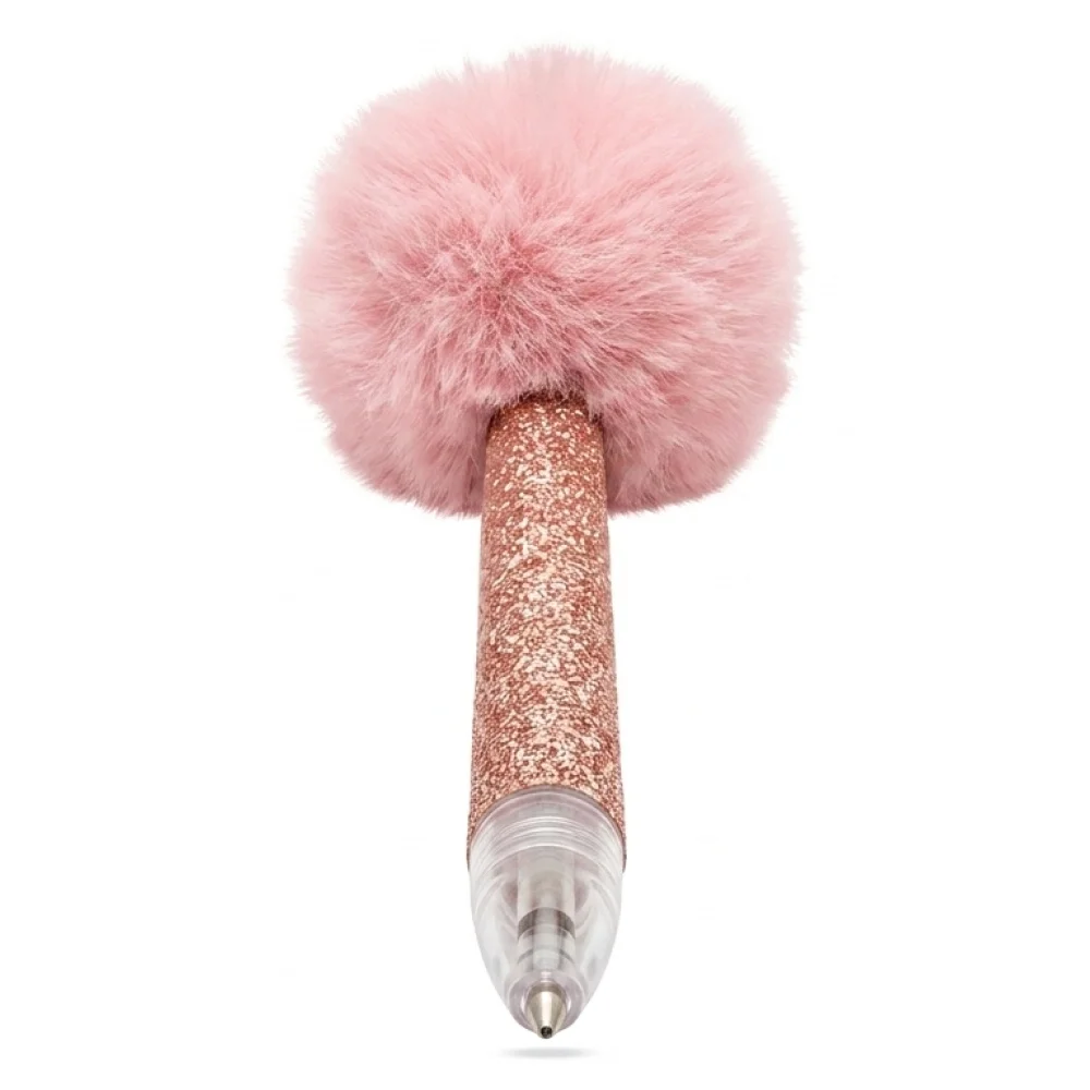 AI Generated Product Image CRAYON AVEC POMPON - DORÉ ROSE – Image 1