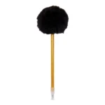 CRAYON AVEC POMPON - DORÉ NOIR