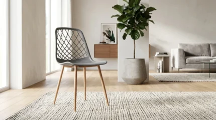 CHAISE SCANDINAVE - GRIS