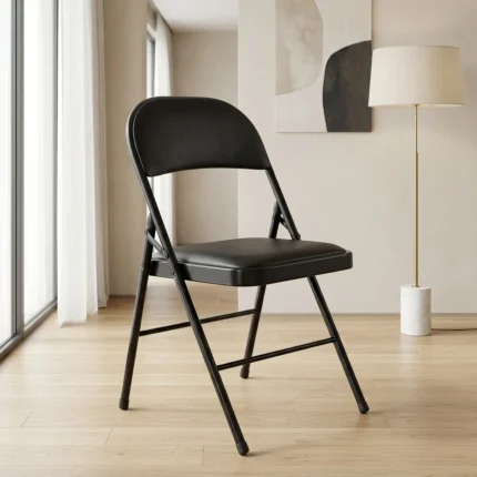 CHAISE PLIANTE - NOIRE