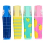 LOT DE 4 MARQUEURS COULEURS