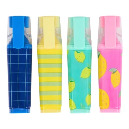 LOT DE 4 MARQUEURS COULEURS
