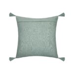 COUSSIN CARRÉ 50X50 CM EN COTON - VERT – Image 2