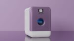 MINI LAVE-VAISSELLE CONNECTÉ 3 COUVERTS 5 PROGRAMMES 43 DB WIFI OUVERTURE TACTILE - LILA PASTEL - BO – Image 2