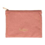 POCHETTE AMOUR EN GAZE DE COTON - ROSE – Image 2