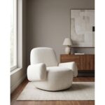 FAUTEUIL EN TISSU - BEIGE – Image 2