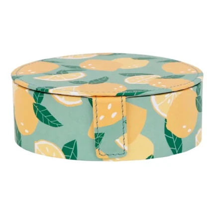 BOITE À BIJOUX SUMMER - BLEU JAUNE