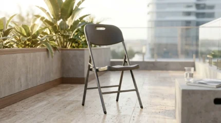 CHAISE PLIABLE - GRIS