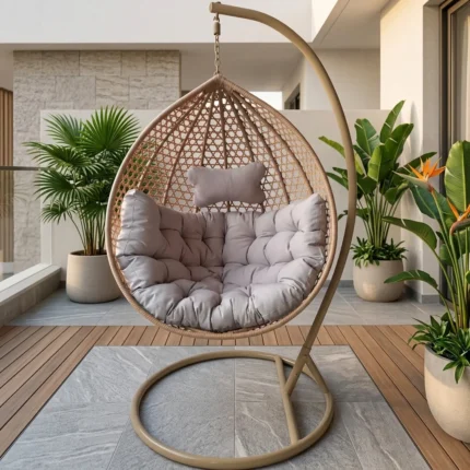 BALANCELLE AVEC LE COUSSIN - BEIGE