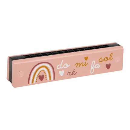 HARMONICA ARC-EN-CIEL EN MDF - ROSE