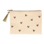 POCHETTE COEUR - BEIGE