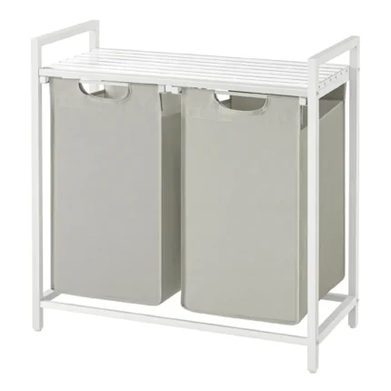 ÉTAGÈRE À LINGE - BLANC