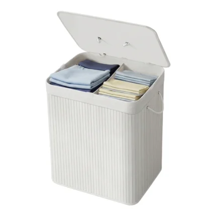 PANIER À LINGE 120L - BLANC